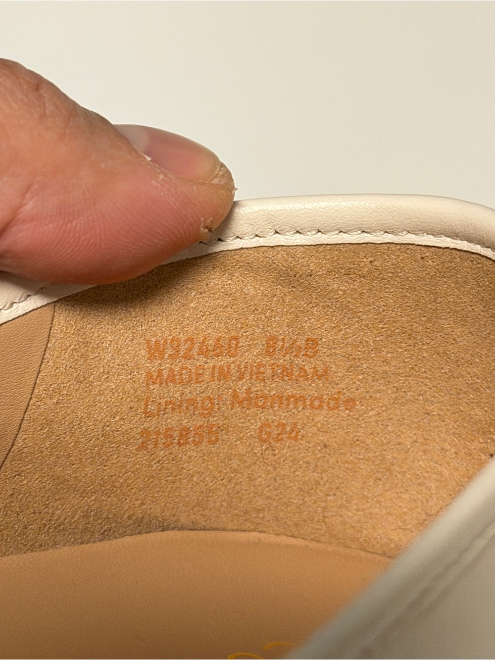 Cole Haan Yelena Mary Jane Ballet Flat, Ivory Leather Shoes Women’s US 8.5 B - Picture 8 of 9